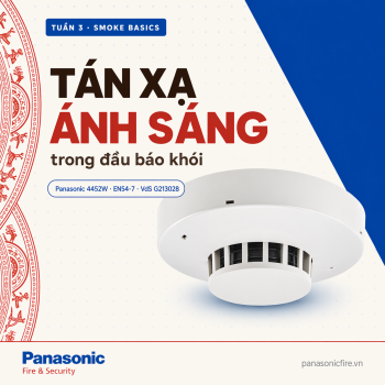 Đầu Báo Khói Quang Học Panasonic 4452W — Nguyên Lý Tán Xạ Ánh Sáng Và Thuật Toán Giảm Báo Giả